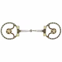 Feeling Show snaffle bit with inserts in copper