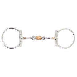 Feeling snaffle bit with roller