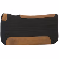 Weaver Contoured Pony Pad 100 % Wool Black