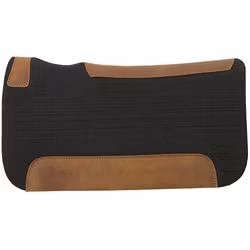 Weaver Contoured Pony Pad 100 % Wool Black