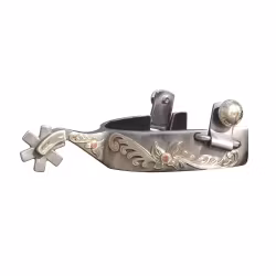 Professional´s Choice Silver Spurs w/ 6 pt. Rowel