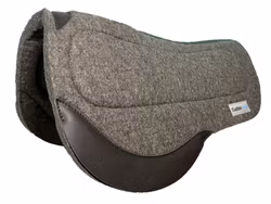 SattelMax Filzopren round Westernpad Grey 30"