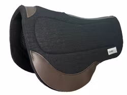 SattelMax Filzopren round Westernpad Black 30"