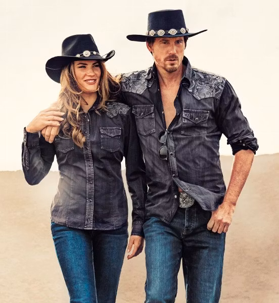 Stars & Stripes westernblouse Wilma B