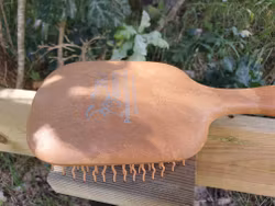 Tail Tamer Wood Paddle Brush