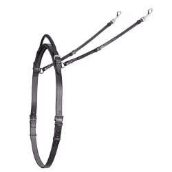 Velociti Gara Halsrem med handtag Black