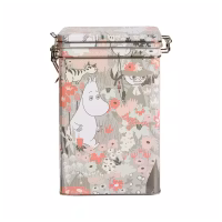 Mumin Smörblomma kaffeburk grön