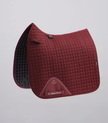Close Contact Cotton Dressage Full Saddle Pad Burgundy