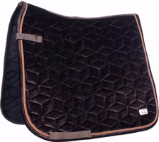HKM Schabrak Velvet Mellow Mörkbrun Dressyr Full