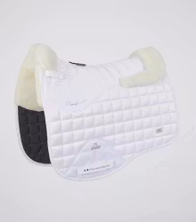 Capella Close Contact Merino Wool Dressage Square White/Natural Wool