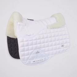 Capella Close Contact Merino Wool Dressage Square White/Natural Wool