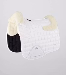 Atlantis CC Satin Wool Dressage Square White/ Natural Wool