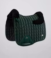 Atlantis CC Satin Wool Dressage Square Olive/Black Wool