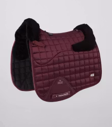 Atlantis CC Satin Wool Dressage Square Wine/Black Wool