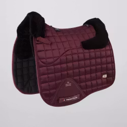 Atlantis CC Satin Wool Dressage Square Wine/Black Wool