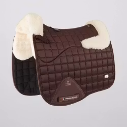 Atlantis CC Satin Wool Dressage Square Brown/Natural Wool