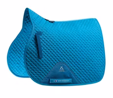 Premier Equine Plain Cotton GP/Jump Square Peacock Full
