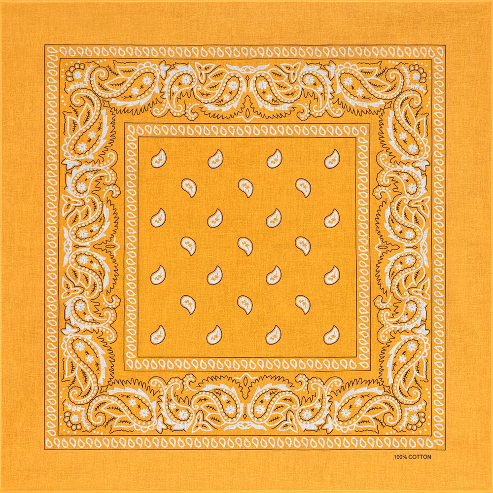 Stars & Stripes Bandana Yellow