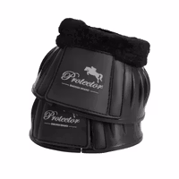 Protector Fleece Gummiboots Svart