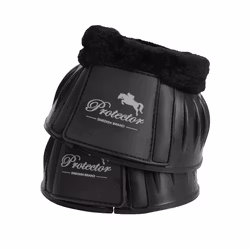 Protector Fleece Gummiboots Svart