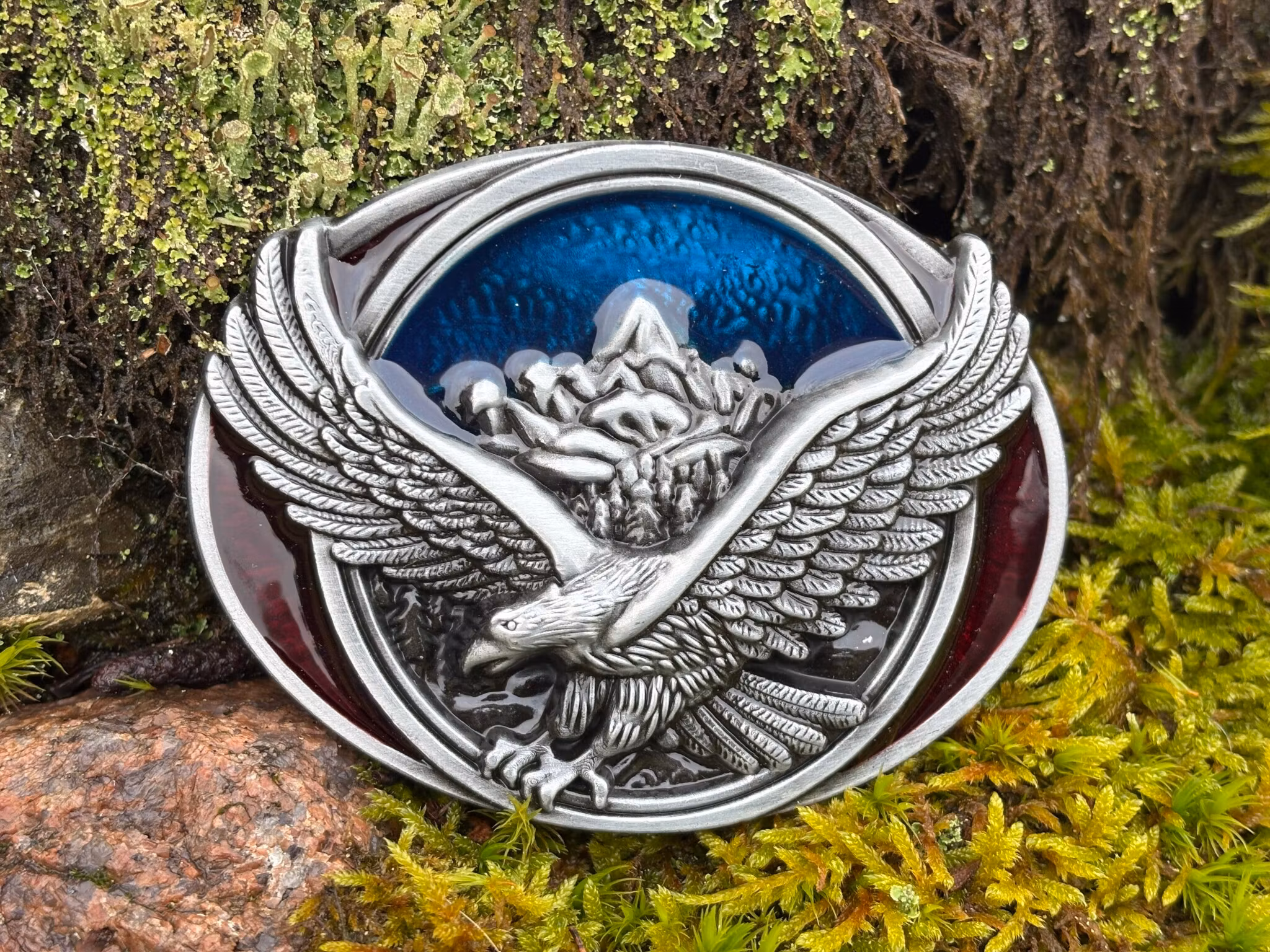 Stars & Stripes Western Buckle GS-605