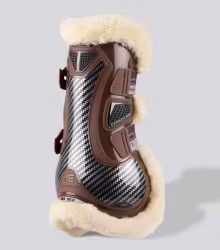 Carbon Pro Techno Wool Tendon Boots Brown