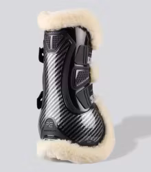 Carbon Pro Techno Wool Tendon Boots Black
