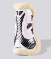 Carbon Pro Techno Wool Tendon Boots White