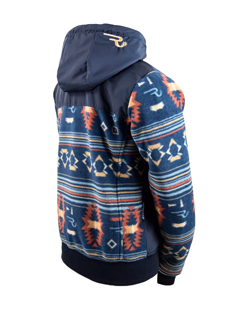 Ranch Girls Polar Fleece Pro-Shield Jacket Charlee Teal Blue/Navy
