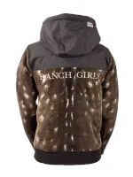Ranch Girls Pro Shield Fleece Jacket Cindy Broown Deer