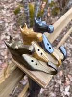 HKM Horsehead Upphängningskrok Guld