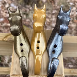 HKM Horsehead Upphängningskrok Brons