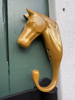 HKM Horsehead Upphängningskrok Guld