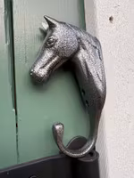 HKM Horsehead Upphängningskrok Silver