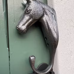 HKM Horsehead Upphängningskrok Silver