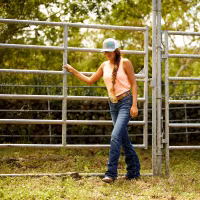 R.E.A.L. Perfect Rise Stretch Rosa Boot Cut Jeans