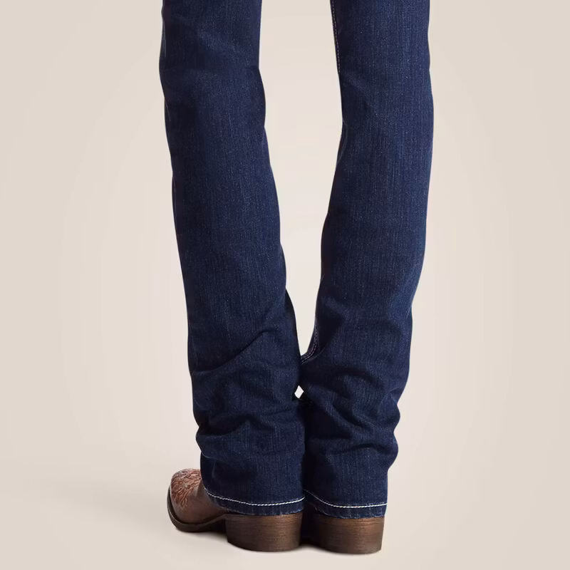 Ariat WMS Real Mid Rise Icon Straight Leg Jeans