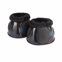 ARMA Glossy PVC Boots Med Fleece Black