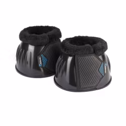 ARMA Glossy PVC Boots Med Fleece Black
