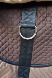 F.R.A® Macon "Extra" fårskinnssadel / barbackasadel Brun/Cappuccino