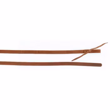 Westride Reins By Franck Perret Weighted Smooth Leather Chestnut