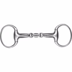 Feeling Anatomic Satin Finish Stainless Steel Eggbutt Snaffle