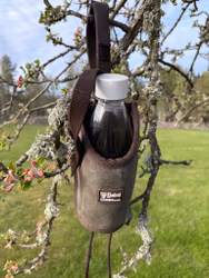 Cashel Bottle Holder Suede Olive