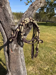 Weaver Braided Romal Reins Brown