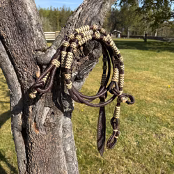 Weaver Braided Romal Reins Brown