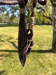Weaver Braided Romal Reins Brown