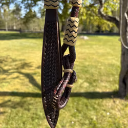 Weaver Braided Romal Reins Brown
