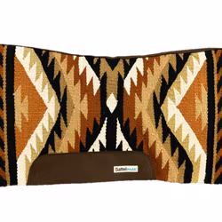 SattelMax Swappiepad  86 cm x 96 cm Black/Cappuccino