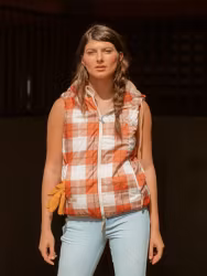 Ranch Girls Hooded Vest PAM Karo Sierra