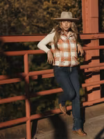 Ranch Girls Hooded Vest PAM Karo Sierra